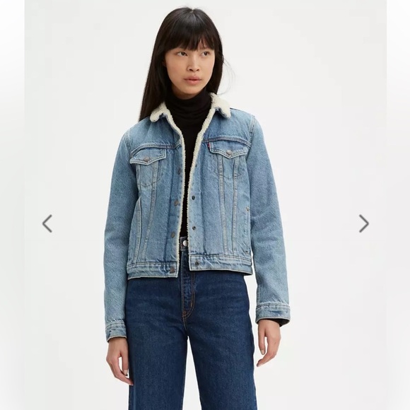 Levi’s Sherpa trucker denim jacket - Picture 2 of 9